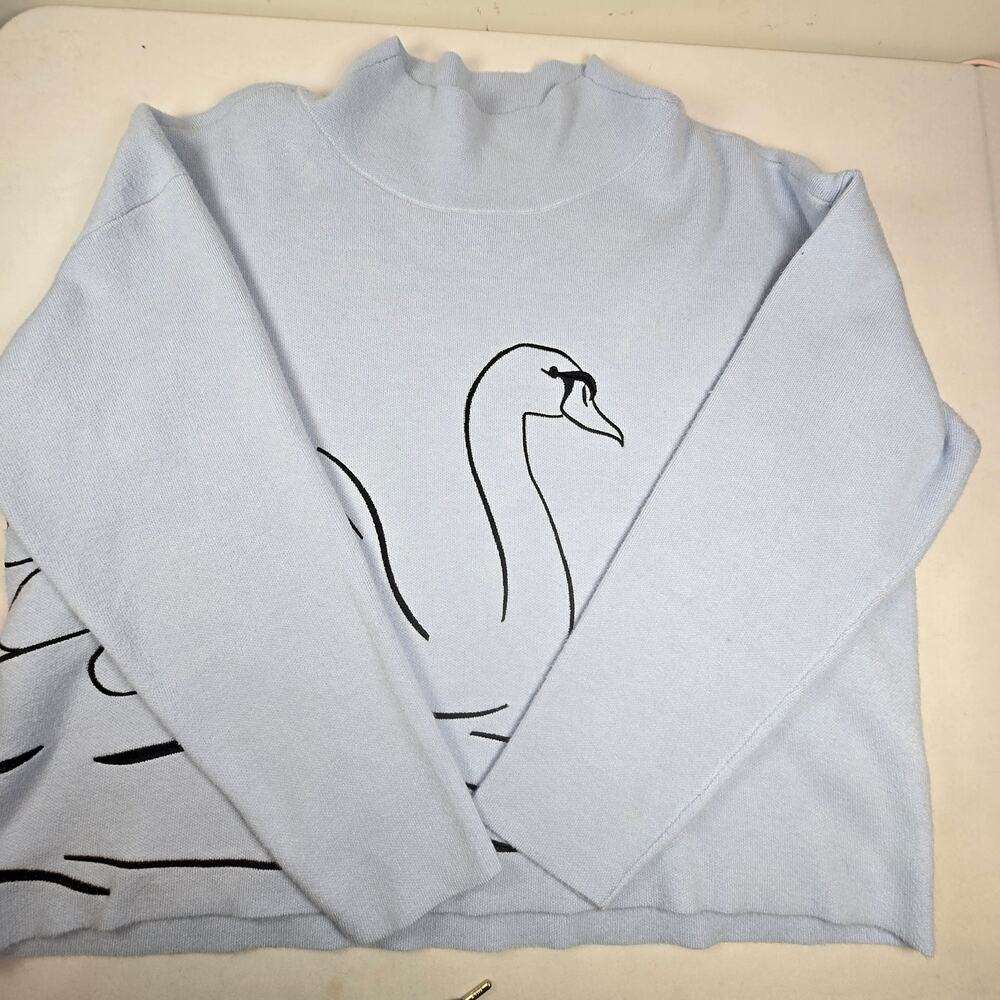 Maeve Carys Mock-Neck Swan Sweater. Size M. Retails $98 - Picture 11 of 12